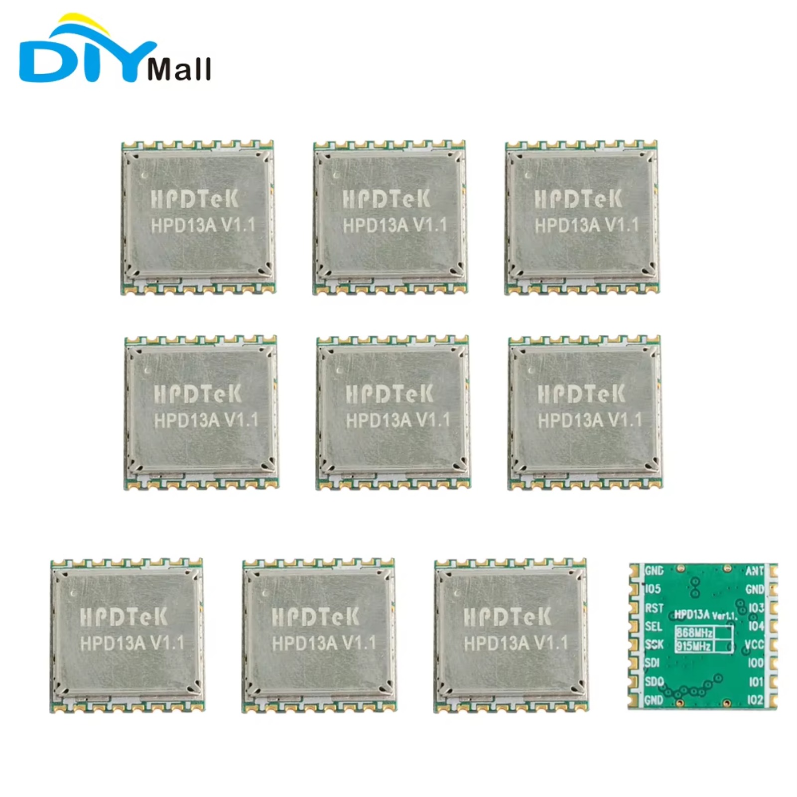 Lora Rfm95 - 10PCS HPD13A 868MHz/915MHz SX1276 Módulo transceptor