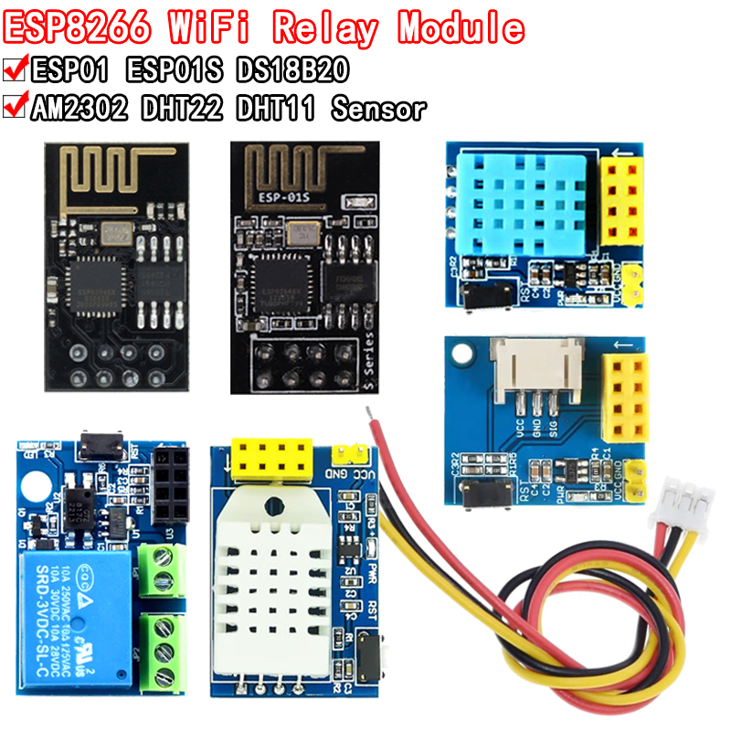Ds18B20 - Módulo de relé WiFi ESP8266, Controlador