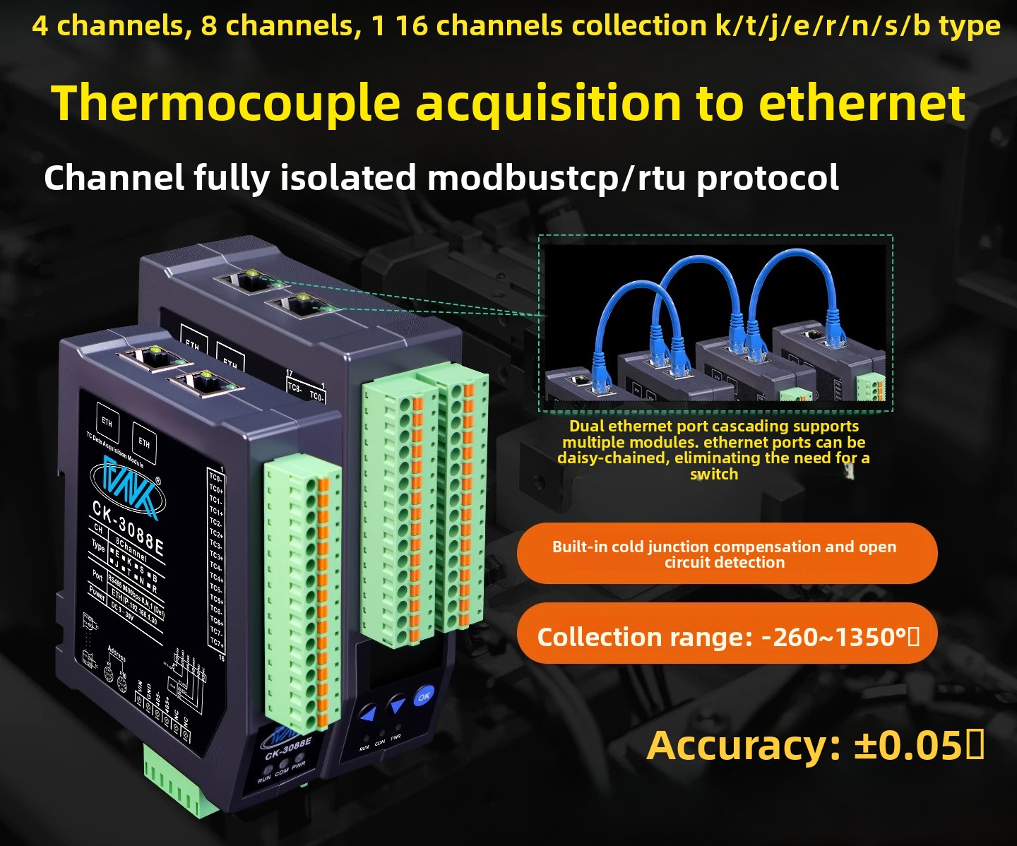 Thermocouple Module K Type - Módulo de temperatura con termorresistencia y