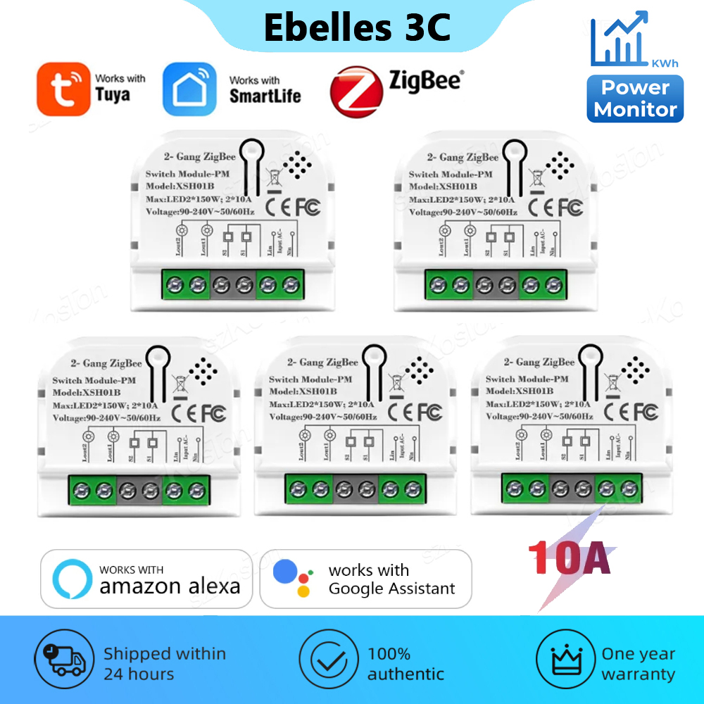 Relay Module 1 Channel - Módulo de interruptor inteligente Tuya ZigBee,