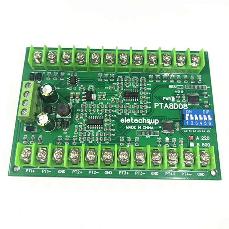 Ds18B20 - PTA8D08 8AI RS485 entrada analógica PT100