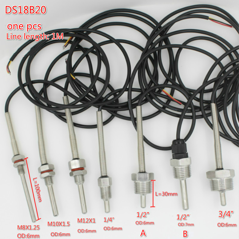 Ds18B20 - Sensor de temperatura Digital DS18B20 G1/2