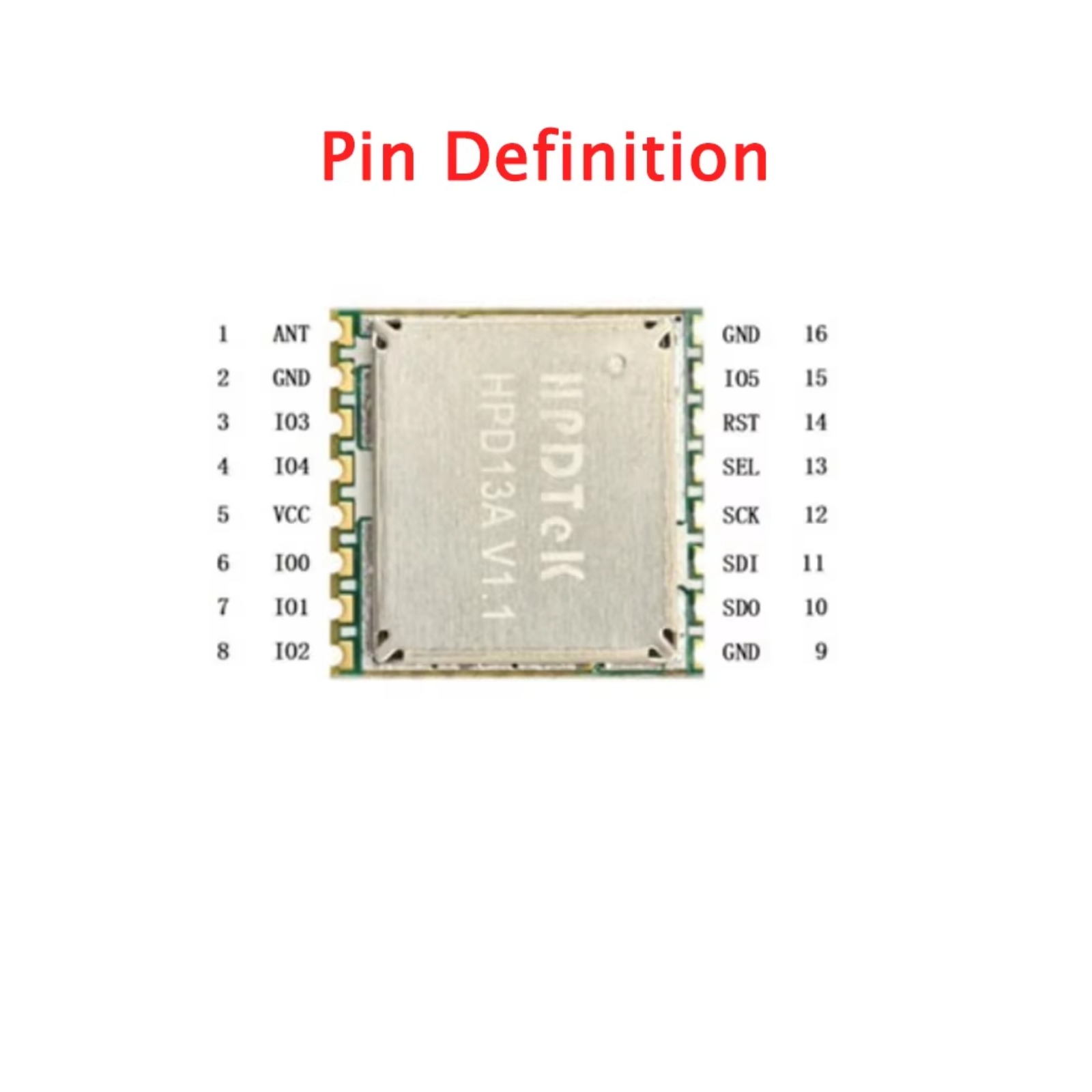 10PCS HPD13A 868MHz/915MHz SX1 - Lora Rfm95 reseña y precio