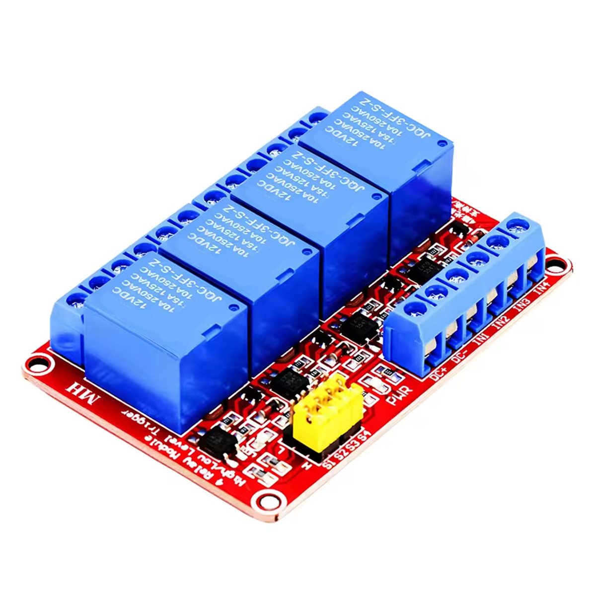 Módulo de Relé de 4 Canales A4 - Relay Module 4 Channel reseña y precio