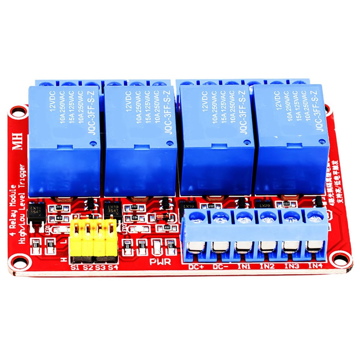 Módulo de Relé de 4 Canales A4 - Relay Module 4 Channel reseña y precio