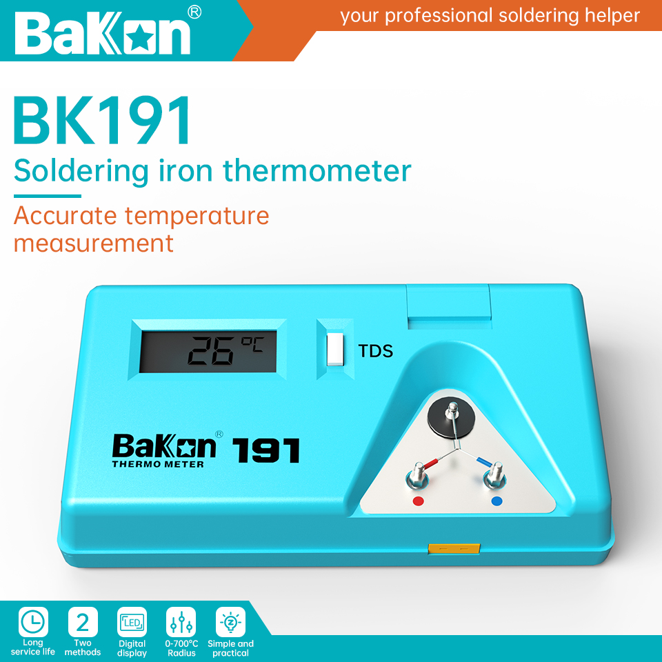 Bakon BK191 Termómetro probado - Soldering Iron Temperature Probe reseña y precio