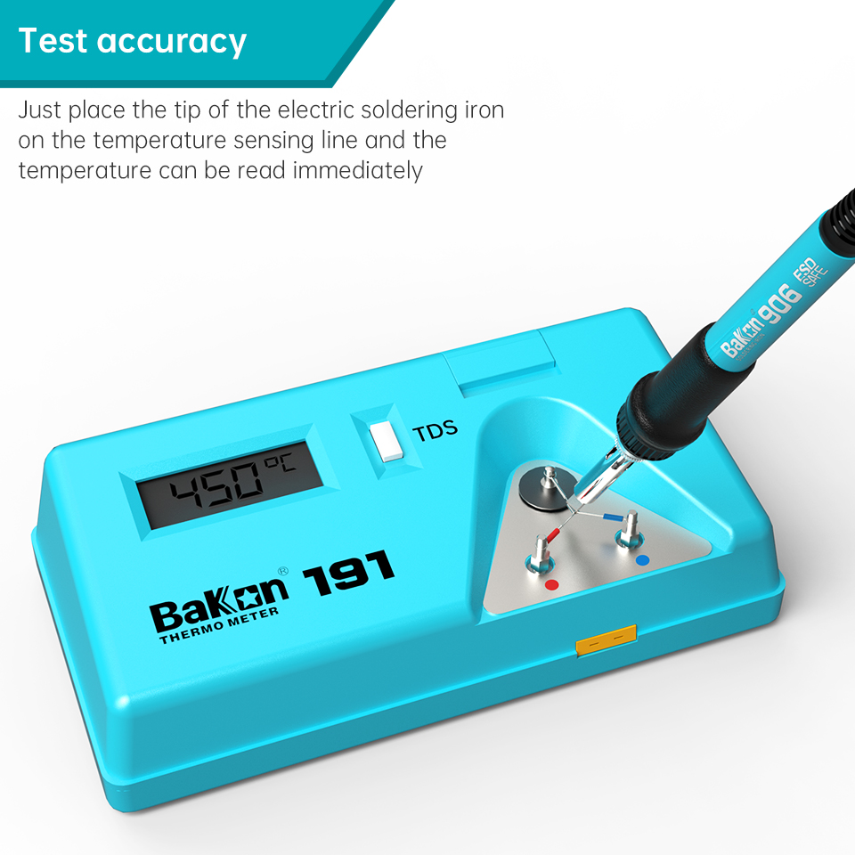 Bakon BK191 Termómetro probado - Soldering Iron Temperature Probe reseña y precio