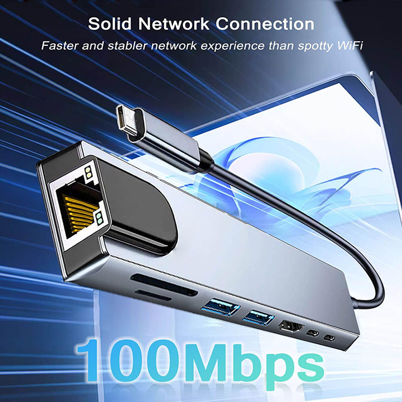 Hub USB tipo C 8 en 1 para Mac - Sd Card Module reseña y precio