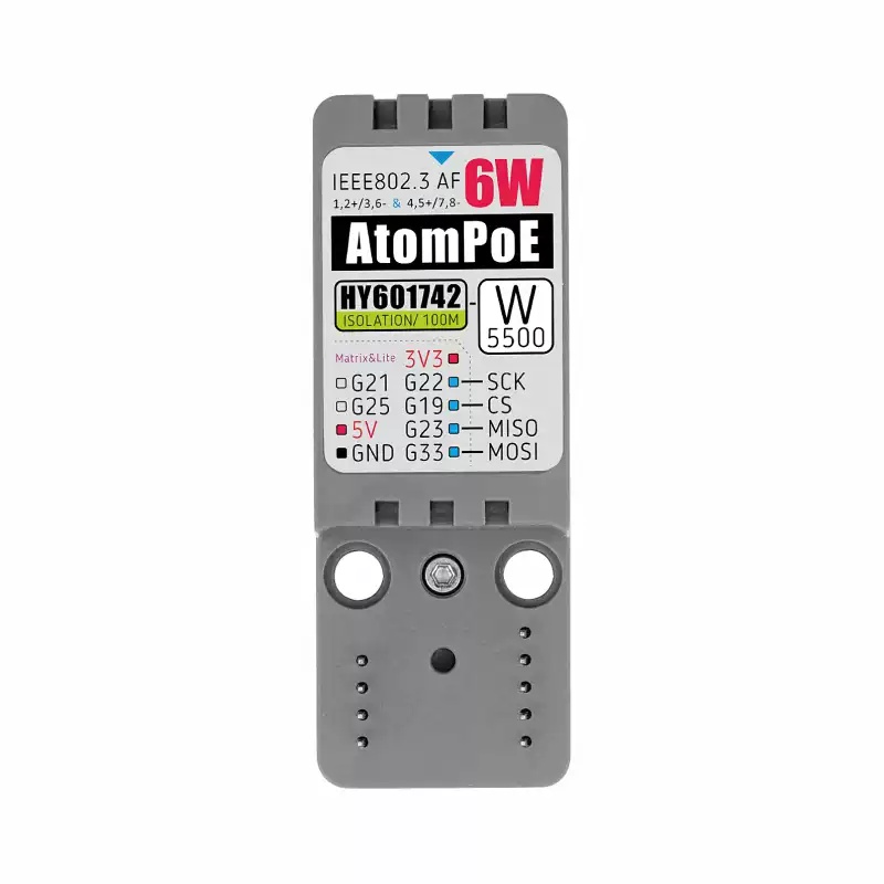 M5Stack Atomic PoE W5500 Contr - Ethernet W5500 reseña y precio