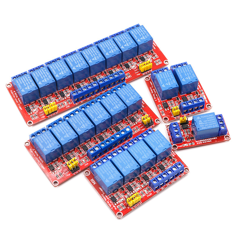 Módulo de relé de 1/2/4/8 cana - Relay Module 4 Channel reseña y precio