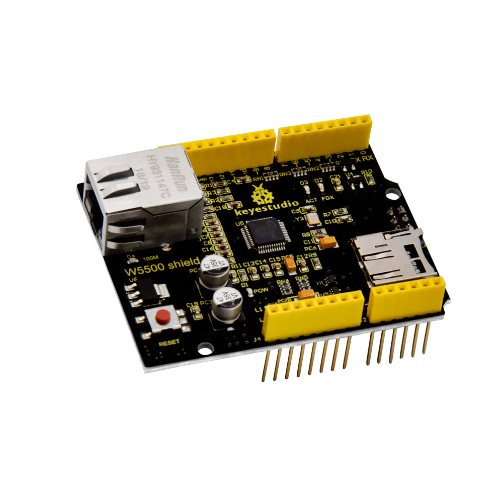 Keyestudio W5500 Ethernet Shie - Ethernet W5500 reseña y precio