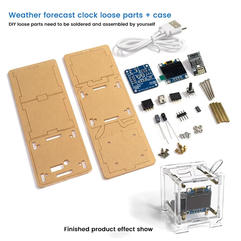 Kit de Reloj con Pronóstico de - Oled Display 0.96 reseña y precio
