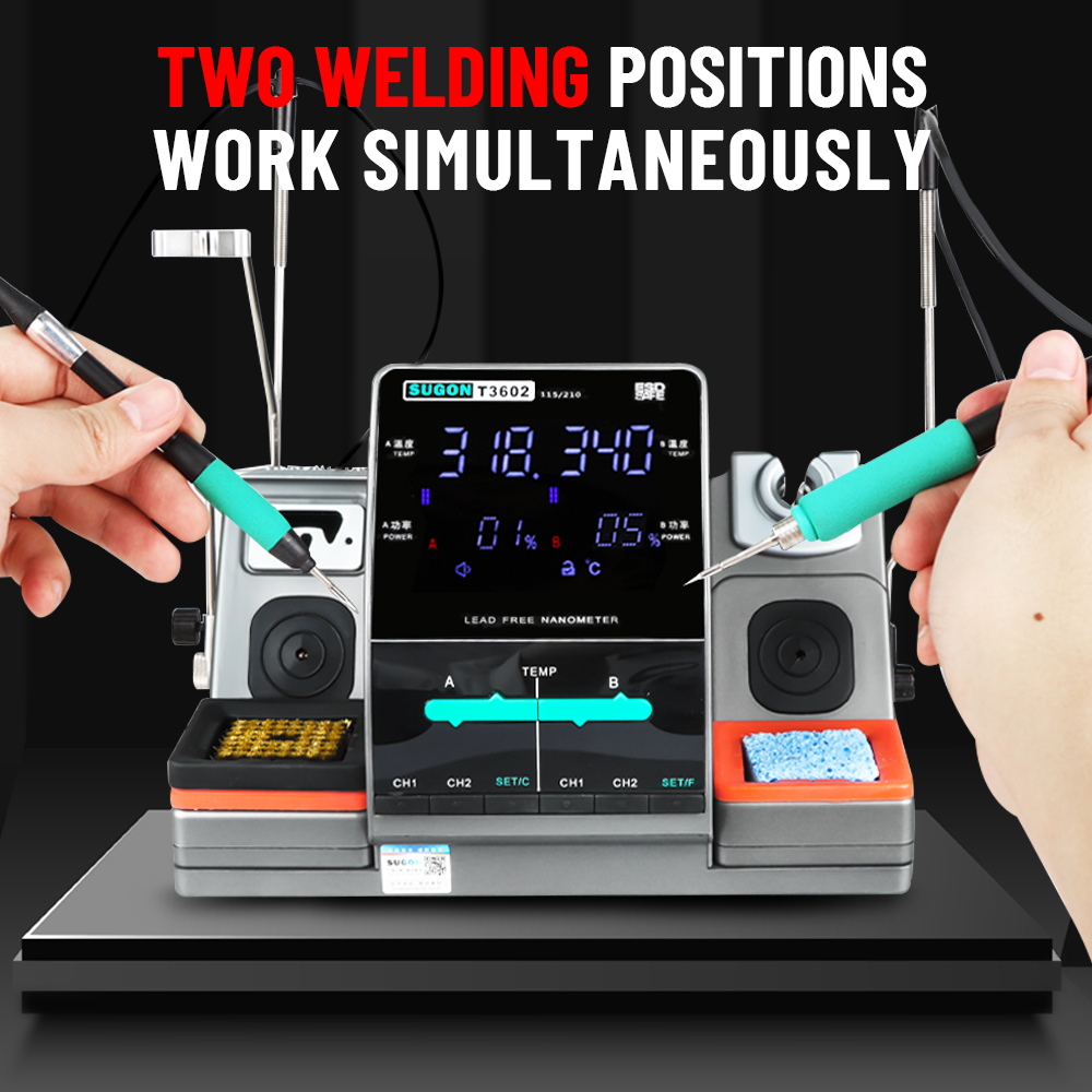 SUGON T3602 240W Estación de S - Soldering Iron Temperature Probe reseña y precio