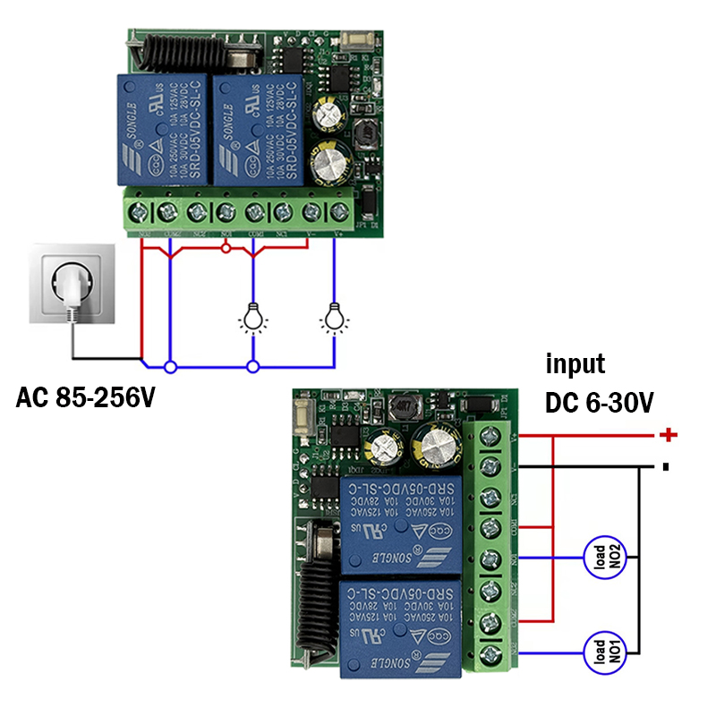 DC 9V 12V 24V AC 85-250V 2CH m - Joystick Module reseña y precio