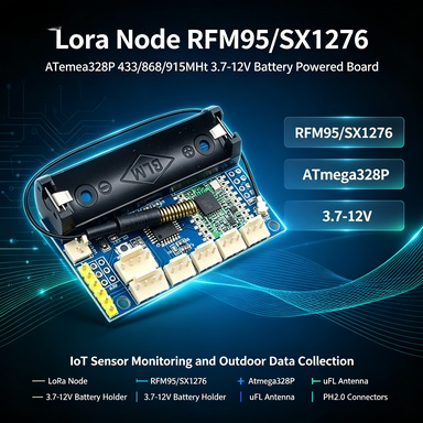 Nodo LoRa de 433/868/915MHz co - Lora Rfm95 reseña y precio