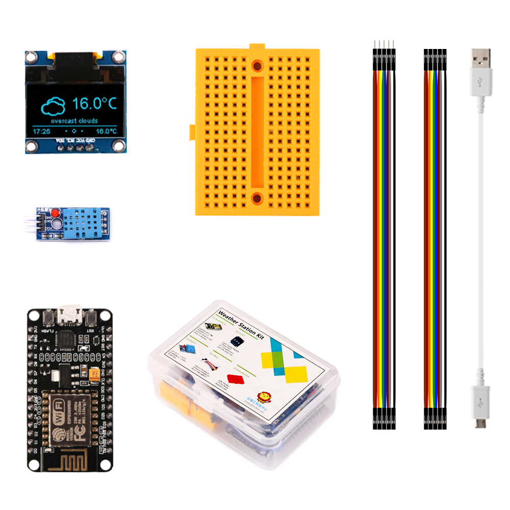 Estación meteorológica ESP8266 - Oled Display 0.96 reseña y precio