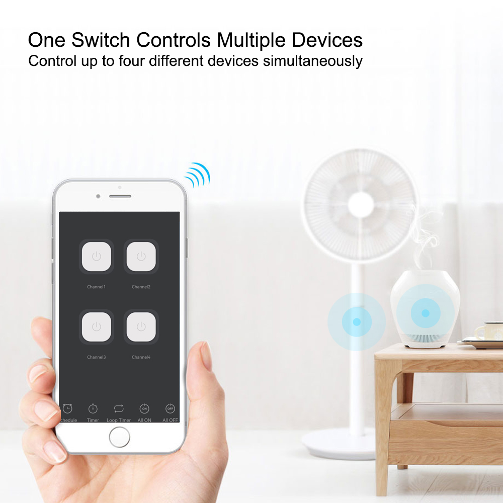Interruptor inteligente Tuya,  - Relay Module 4 Channel reseña y precio