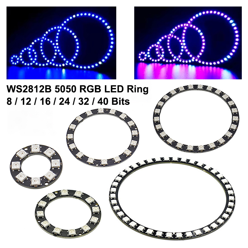 Anillo LED Inteligente SMD5050 - Ws2812B reseña y precio