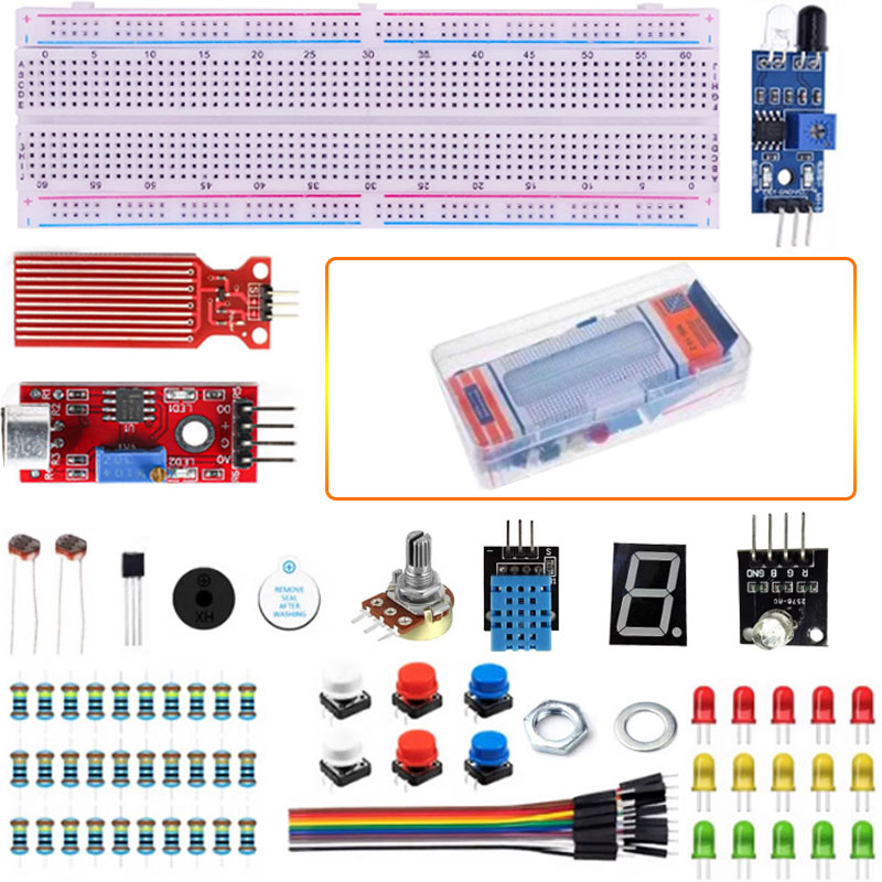 Componentes del Kit básico R3, - Dht11 reseña y precio