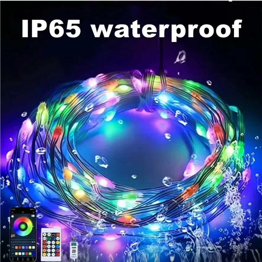 Guirnalda de luces LED RGB WS2 - Ws2812B reseña y precio