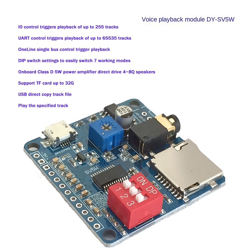 Módulo de reproducción de voz  - Sd Card Module reseña y precio