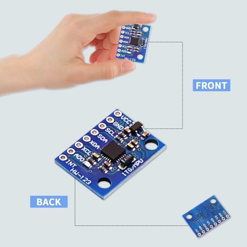 Módulo de giroscopio y aceleró - Mpu6050 reseña y precio