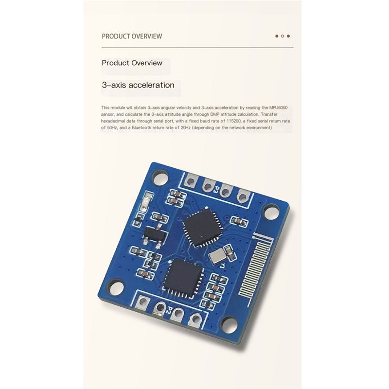 Módulo Sensor de Acelerómetro  - Mpu6050 reseña y precio