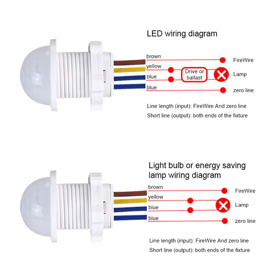 2 uds interruptor Detector de  - Pir Motion Sensor reseña y precio