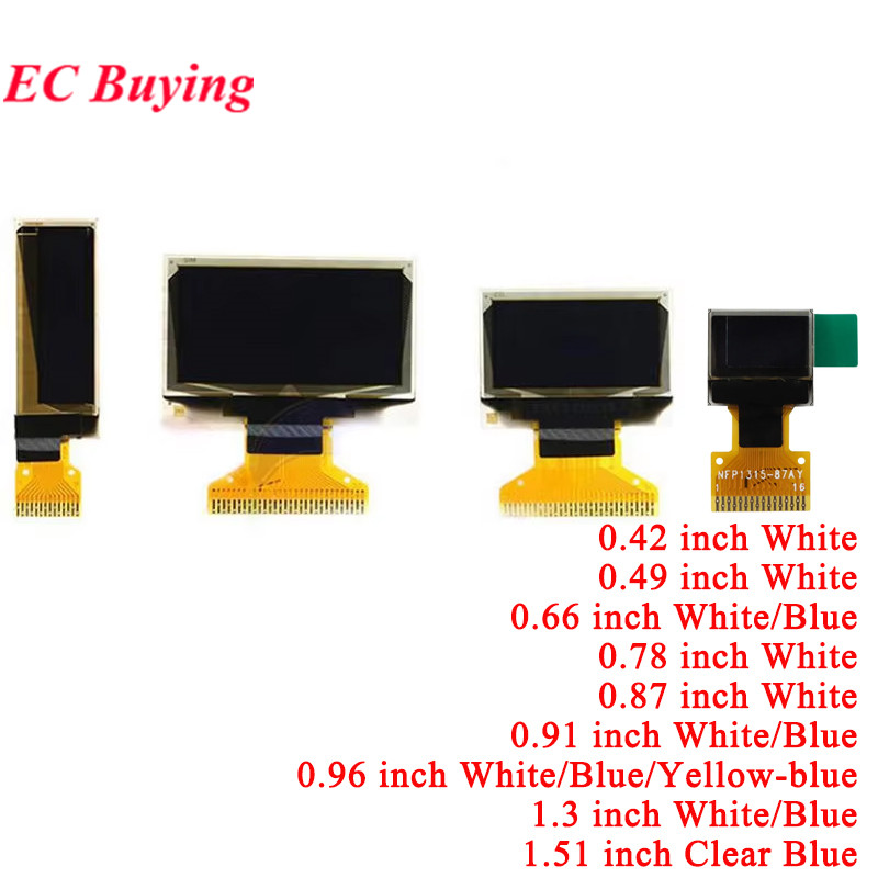 Pantalla OLED LCD 0,42 0,49 0, - Ssd1306 reseña y precio