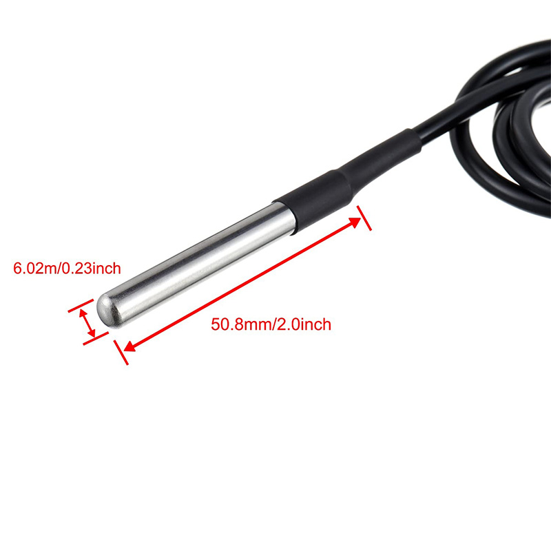 DS18B20 Paquete de acero inoxi - Ds18B20 reseña y precio