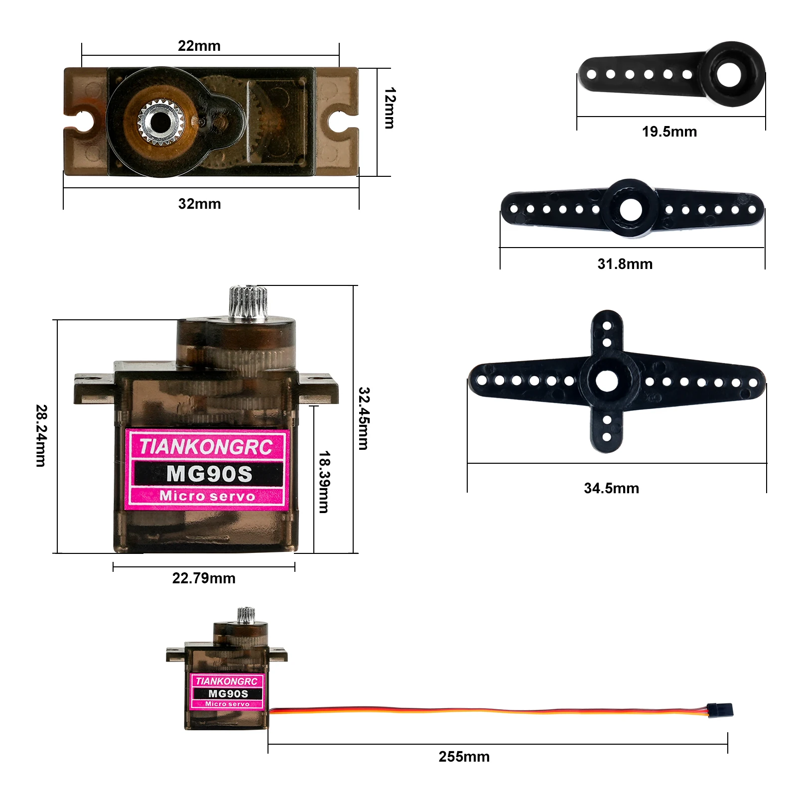 Servomotor analógico micro MG9 - Servo Sg90 reseña y precio