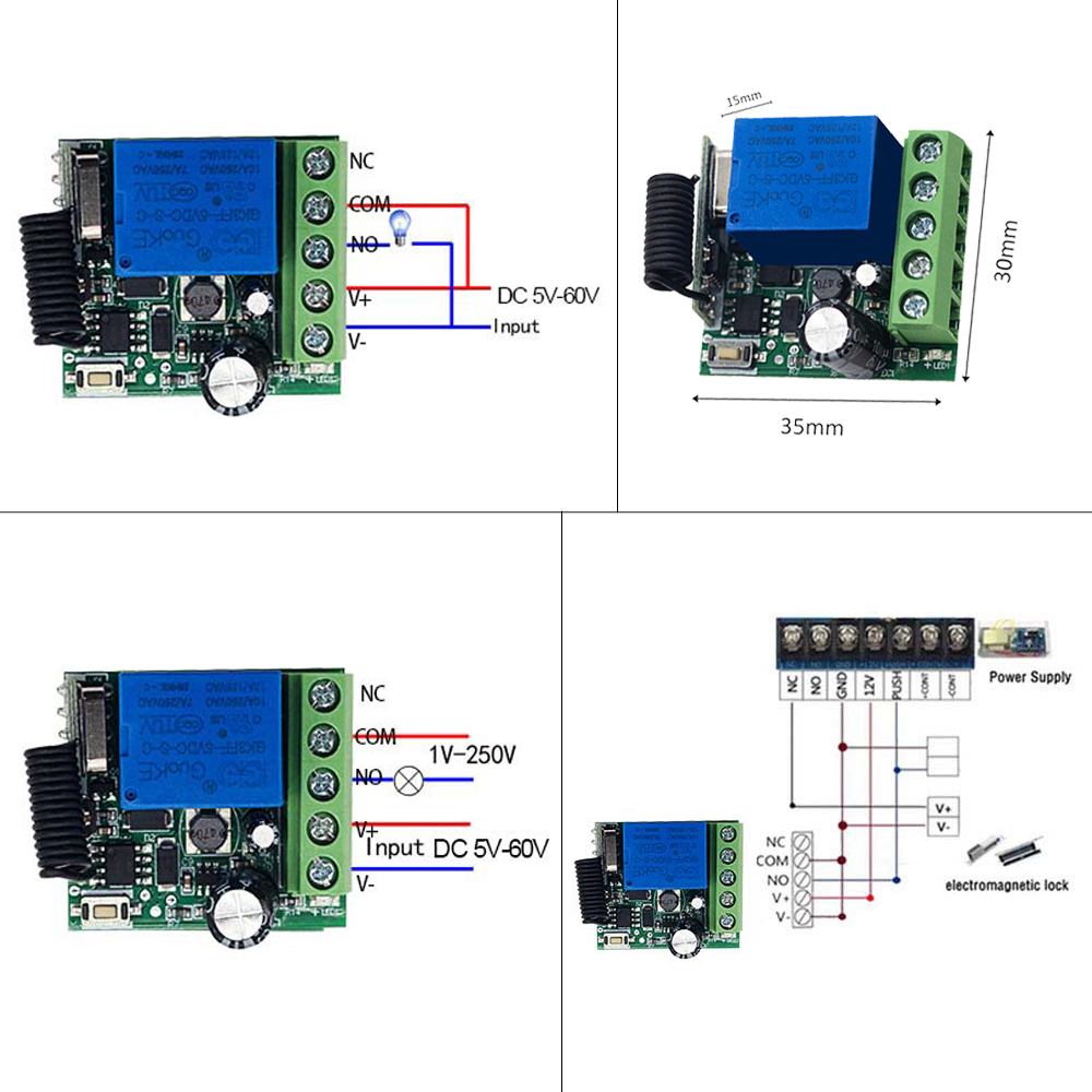 Módulo de relé V RF, Kit de in - Ir Remote Module reseña y precio