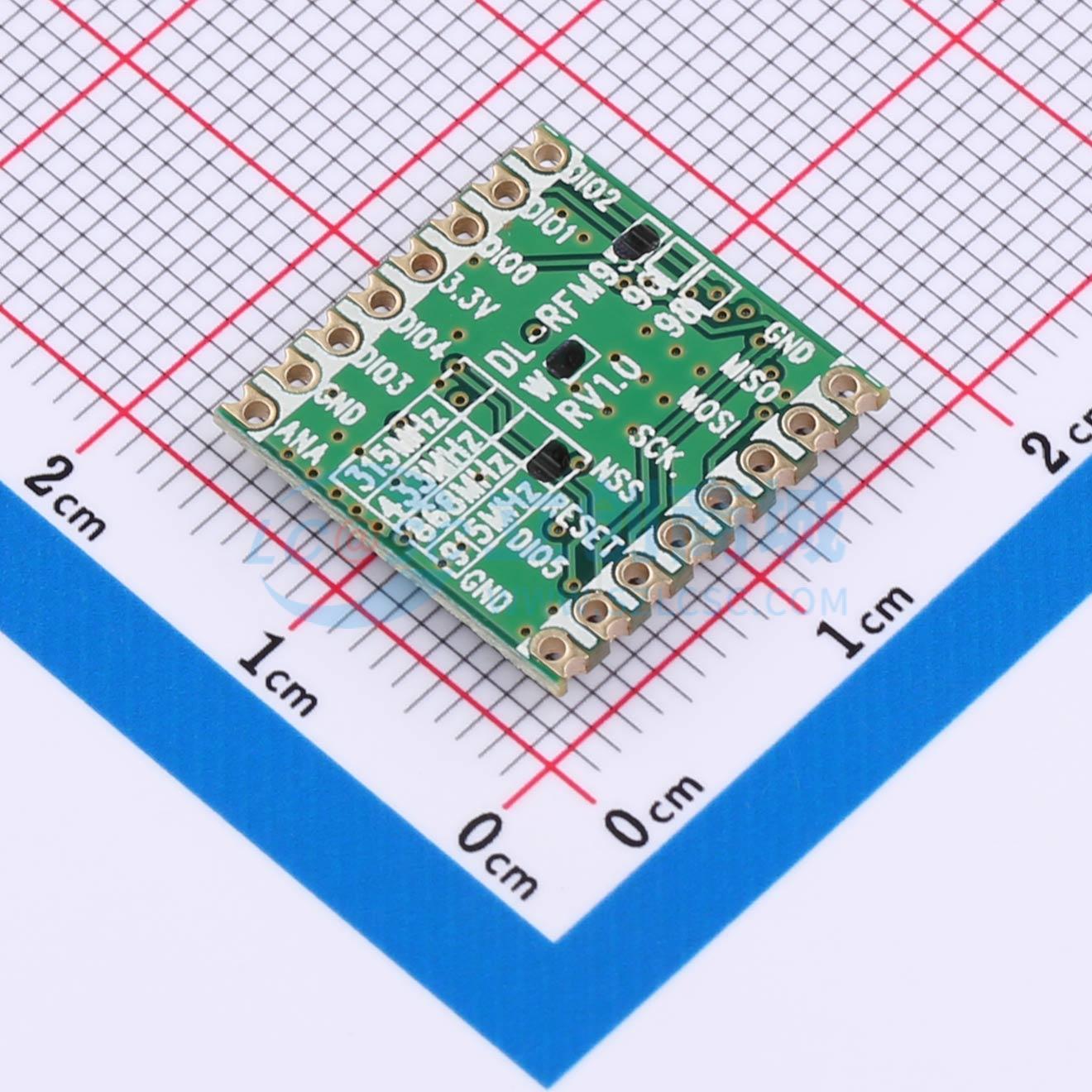 2 piezas DL-RFM95-915M SMD 16x - Lora Rfm95 reseña y precio