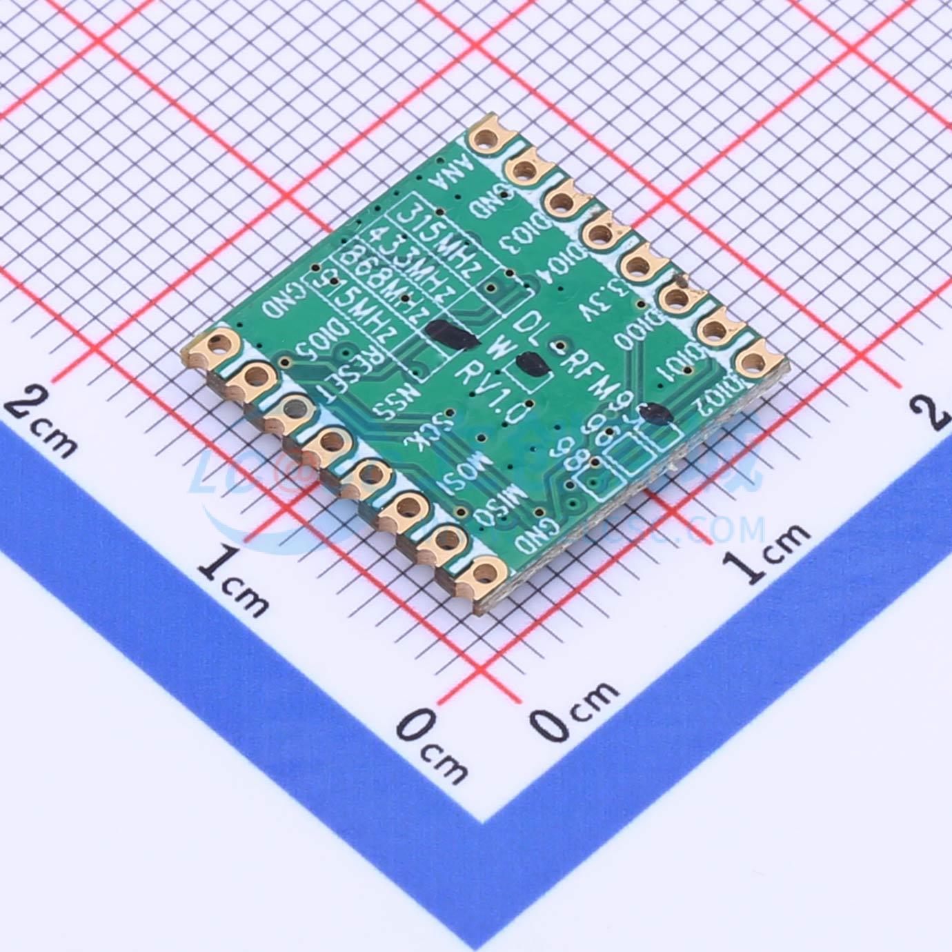 2 piezas DL-RFM95-868M SMD 16x - Lora Rfm95 reseña y precio