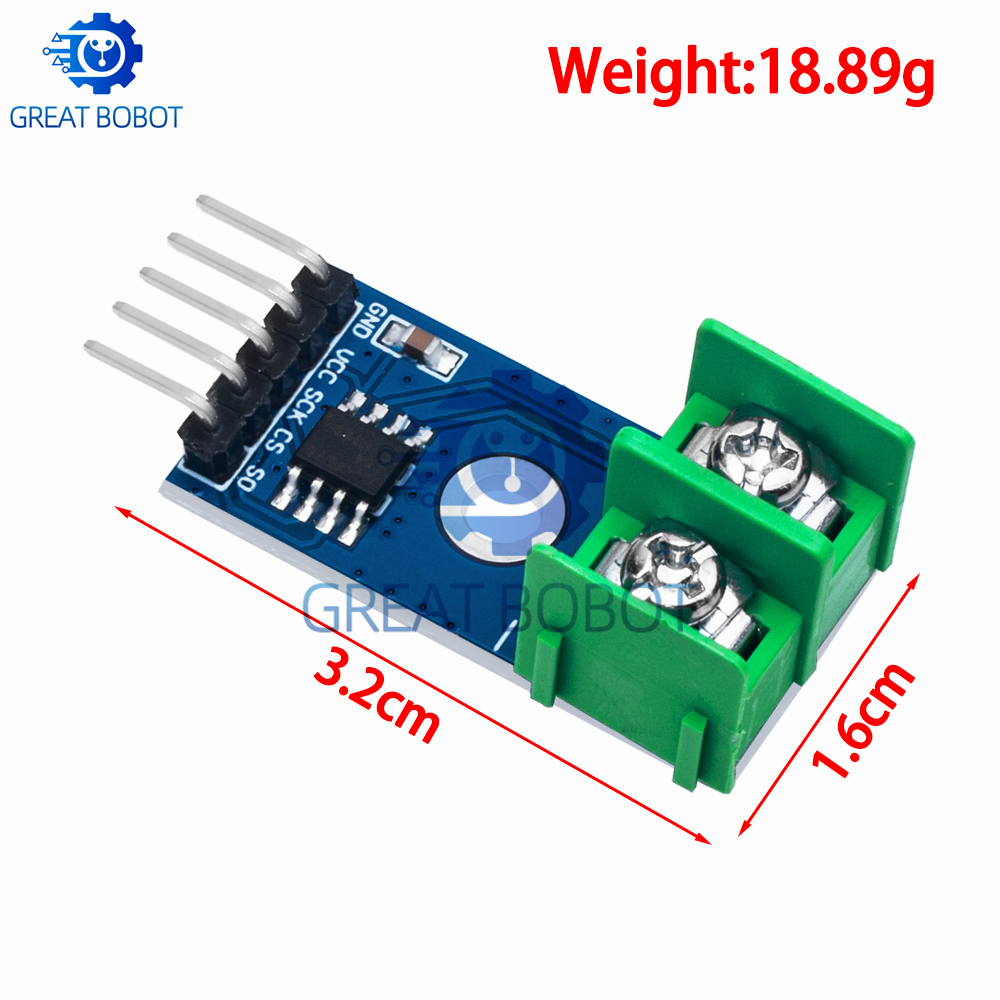 1 módulo MAX6675 con termopar  - Thermocouple Module K Type reseña y precio