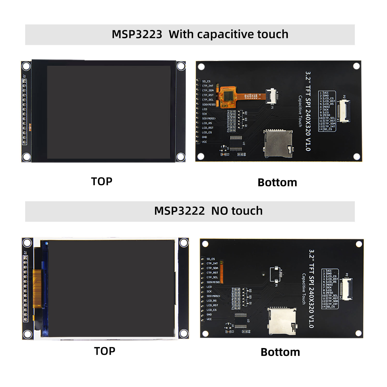 Pantalla LCD SPI TFT de 3,2 pu - Ili9341 reseña y precio
