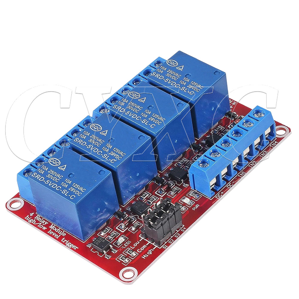 Módulo de relé de 4 canales, 5 - Relay Module 4 Channel reseña y precio
