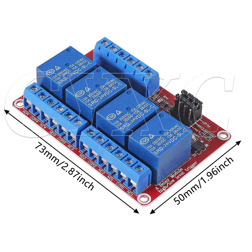 Módulo de relé de 4 canales, 5 - Relay Module 4 Channel reseña y precio