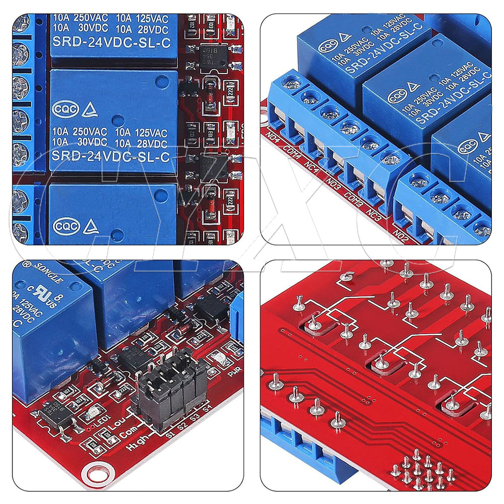 Módulo de relé de 4 canales, 5 - Relay Module 4 Channel reseña y precio