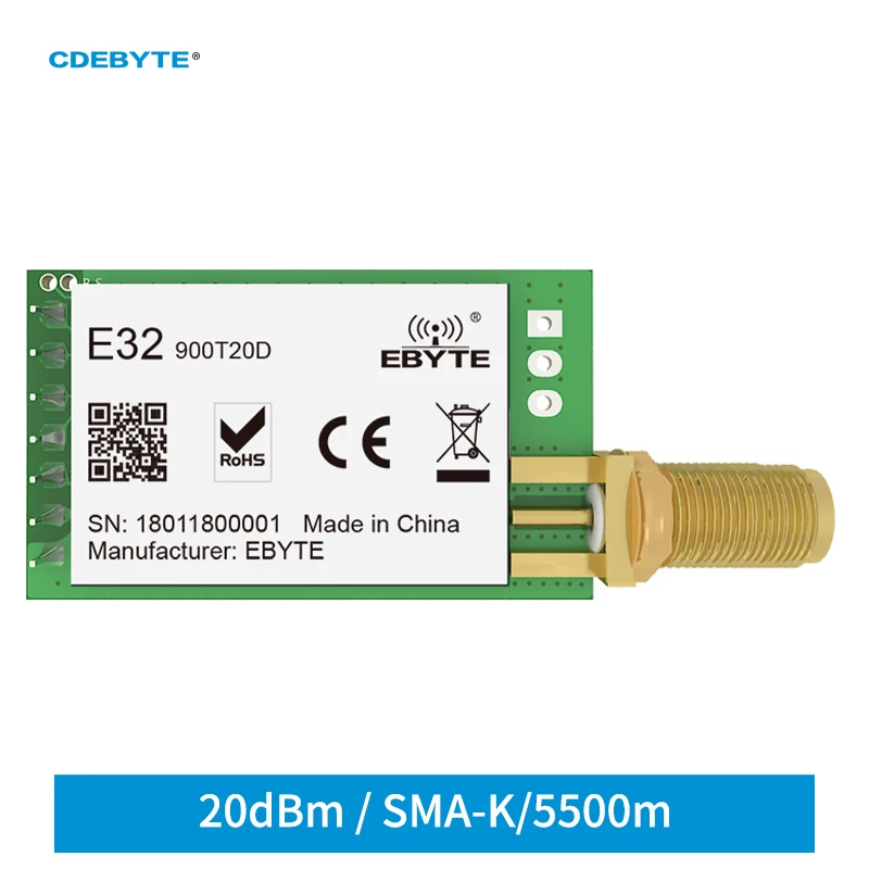 Ebyte-módulo transceptor inalá - Lora Sx1278 reseña y precio