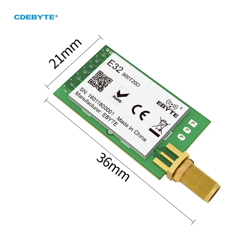 Ebyte-módulo transceptor inalá - Lora Sx1278 reseña y precio