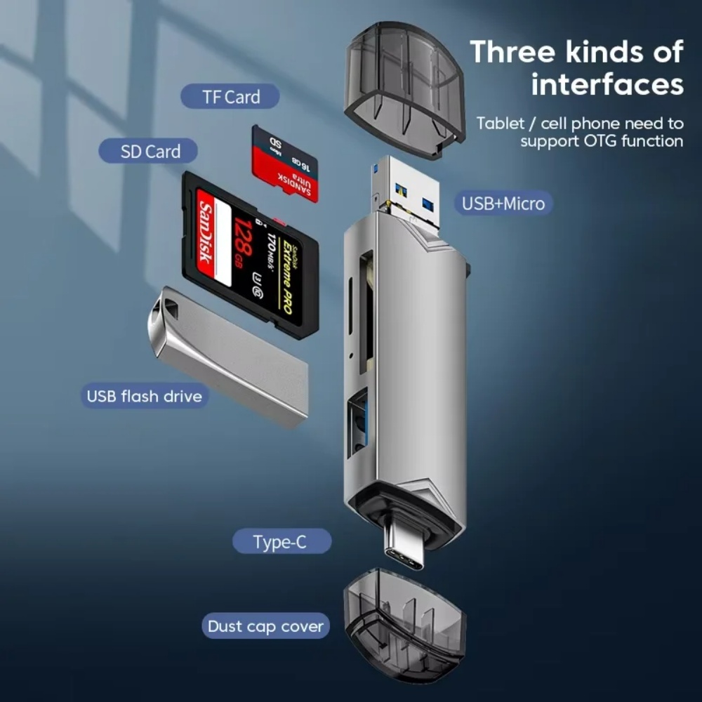 Lector de tarjetas USB 3.0 OTG - Sd Card Module reseña y precio