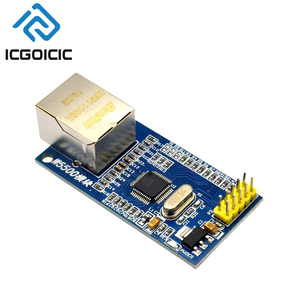 Módulo Ethernet W5500 – TCP/IP - Ethernet W5500 reseña y precio