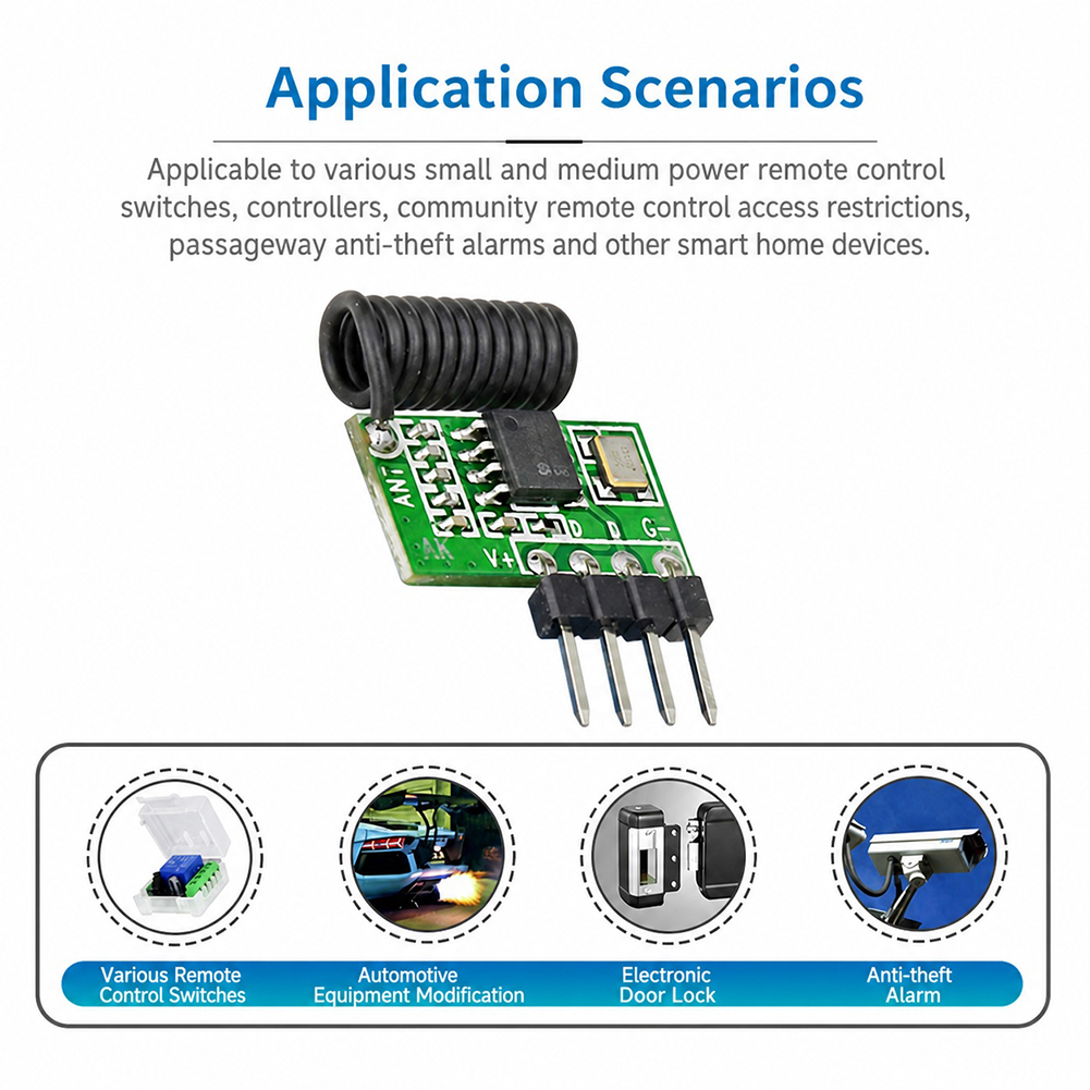 Módulo Receptor RF Superhetero - Ir Remote Module reseña y precio