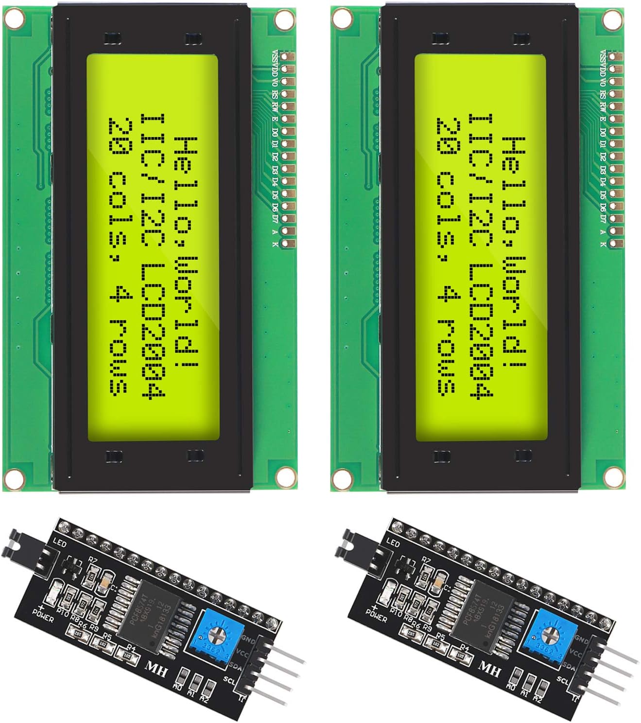 Módulo de retroiluminación azu - Lcd 1602 reseña y precio