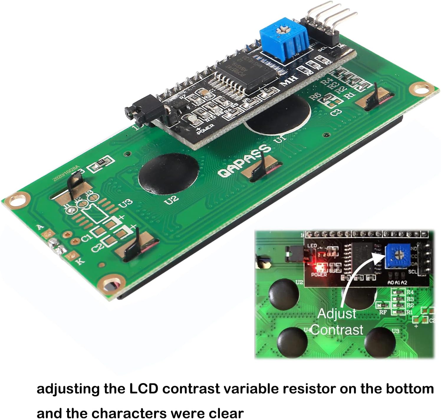 Módulo de retroiluminación azu - Lcd 1602 reseña y precio