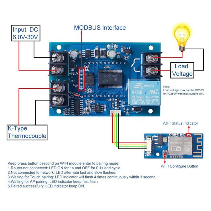 Controlador de Temperatura Dig - Thermocouple Module K Type reseña y precio