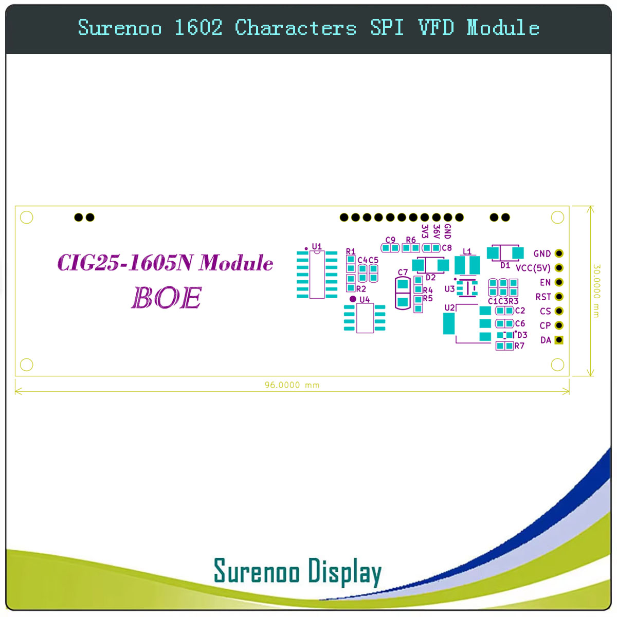 Módulo de Pantalla LCD VFD Sur - Lcd 1602 reseña y precio