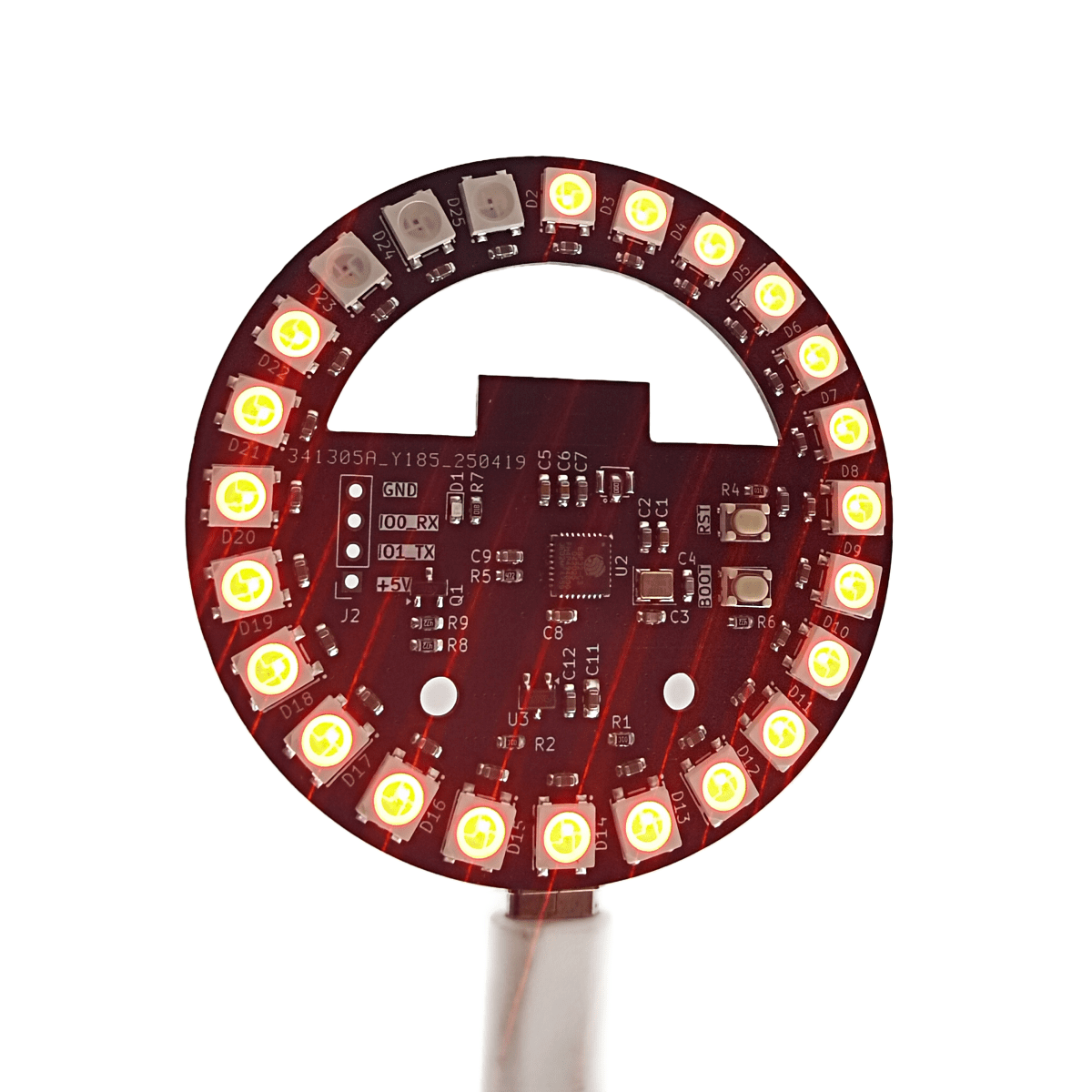 Placa de desarrollo WLED ESP32 - Ws2812B reseña y precio