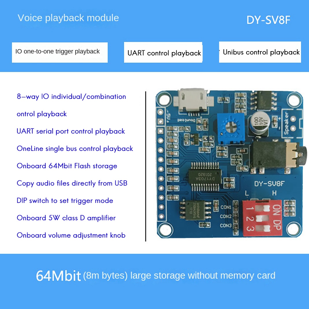 Módulo de reproducción de voz  - Sd Card Module reseña y precio